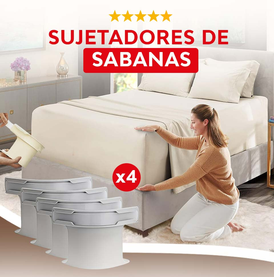 Sujetadores Para Cama x4 Unidades